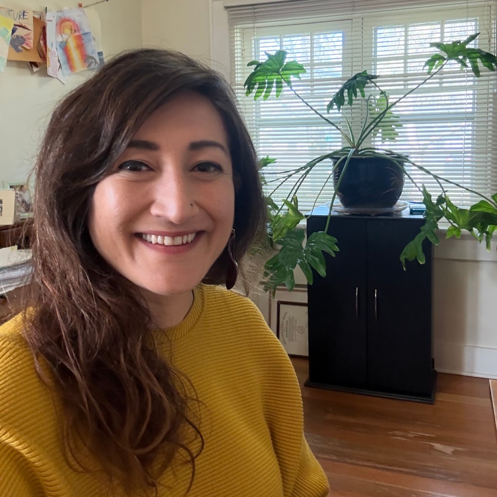 Dr. Rizvi in her office.
